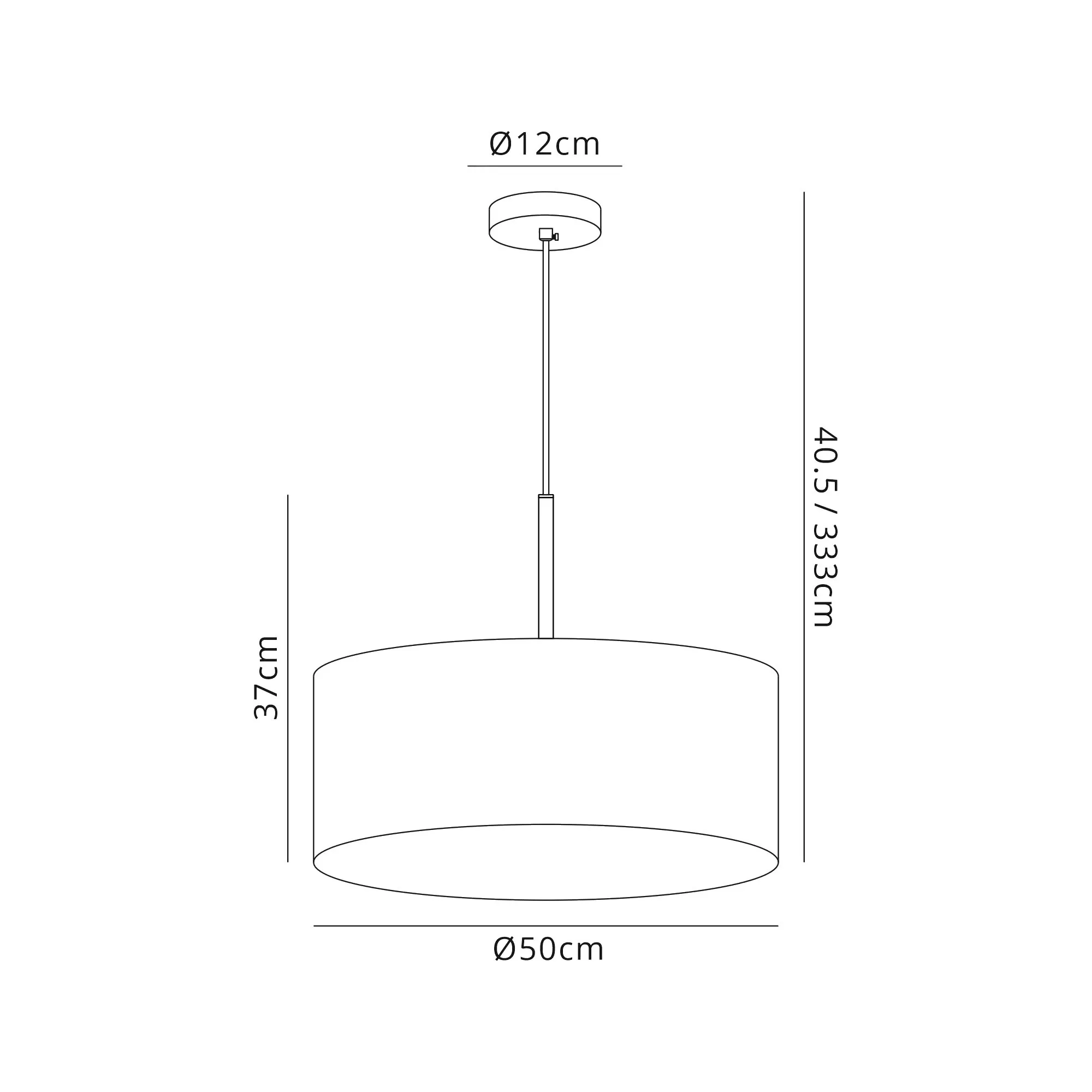 Baymont 50cm 3 Light Pendant Polished Chrome, Silver Foil DK0795  Deco Baymont CH SL